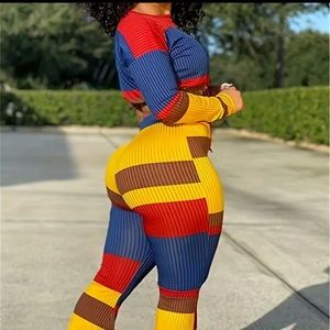 2 Piece colorful set plus